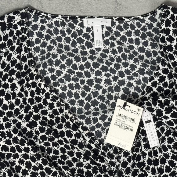 Leith White Cloud Floral Mini Dress - Picture 4 of 6